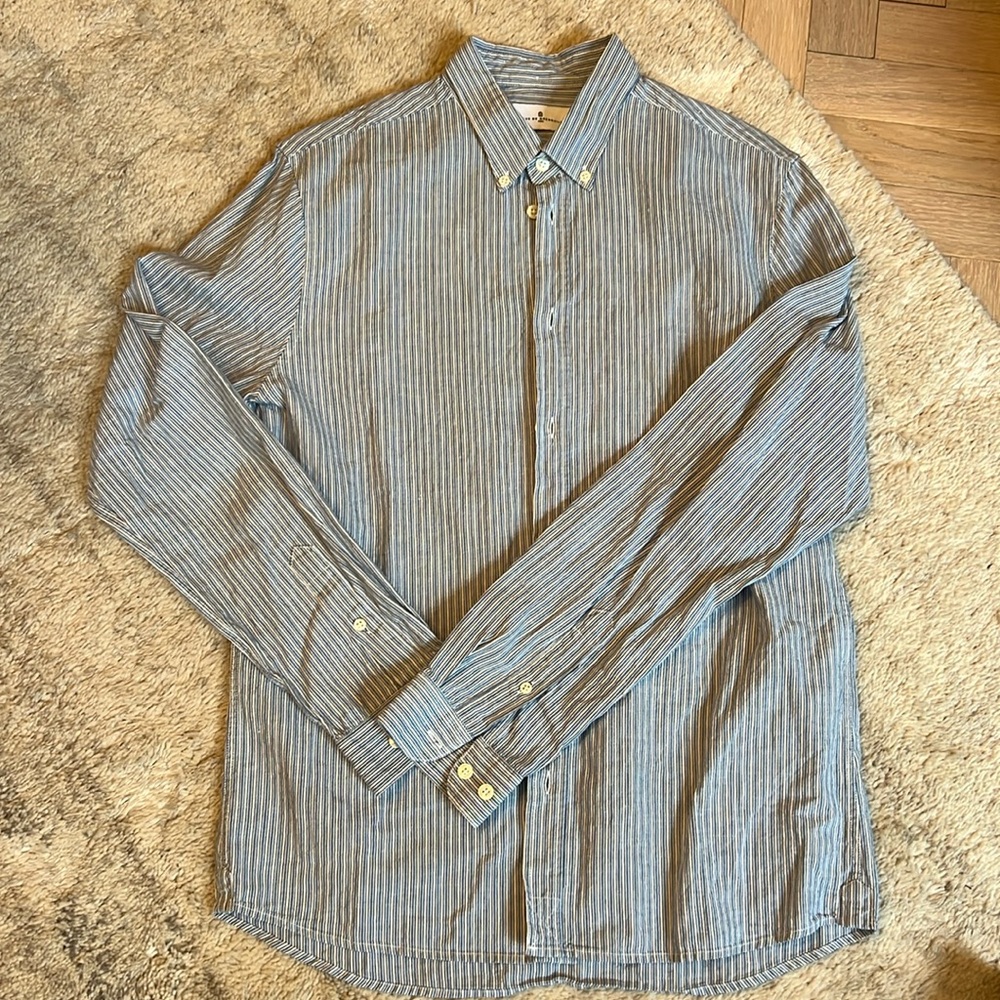 Cuisse De Grenouille Men’s Medium Button Down